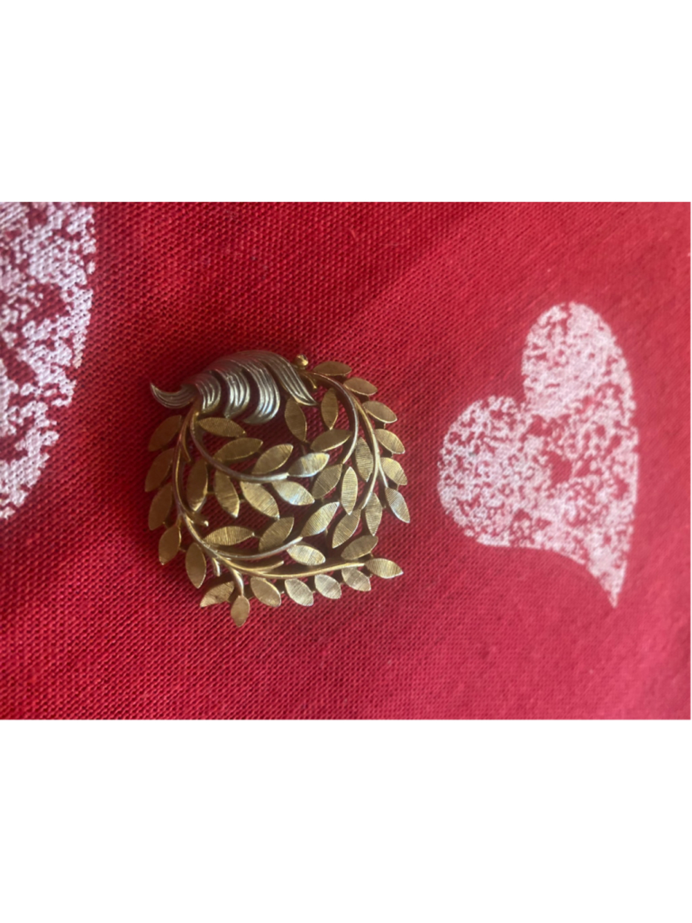 Women's Trifari Crown Gold/Silver Tone Brooch